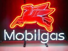 Mobil Gas Mobilgas Horse Light Neon Sign Beer Bar Gift 14