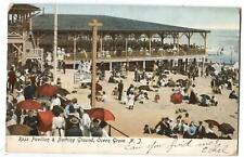 Postcard Ross Pavilion & Bathing Ground Ocean Grove NJ 1908 picture