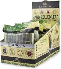 King Palm | XL | Natural | Prerolled Palm Leafs | 8 Packs of 25, 200 Rolls Total picture
