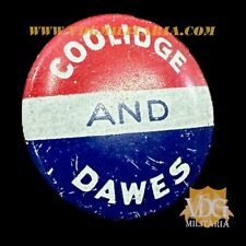 1924 1928 Presidential Campaign Coolidge and Dawes Political Button Pin #Y179 picture