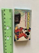 Vintage Disney 1993 Mickey Mouse The Band Concert   Mini Flip Book #7 3 1/2” picture