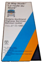 APRIL 1980 ONTARIO NORTHLAND HIGHWAY SERVICES PUBLIC TIMETABLE picture