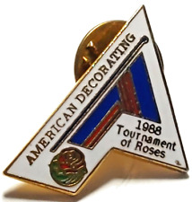 Rose Parade 1988 American Decorating Lapel Pin (070623) picture