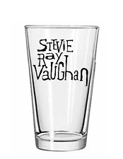 Stevie Ray Vaughan - Rock and Roll - 16 oz Pint Beer Glass Seltzer Tumbler 102 picture