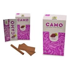CAMO Self-Rolling Wraps 125 wraps - GRAPE  Full box- FAST SHIPPING picture