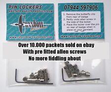 PIN KEEPERS, KEEPERS, KEEPERS, 12 PACK, PRE FITTED ALLEN SCREWS + ALLEN KEY. picture