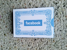 facebook playing cards - 54 cards complete in good condition picture