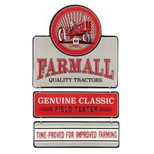 Farmall Quality Tractors Embossed Tin Linked Sign picture