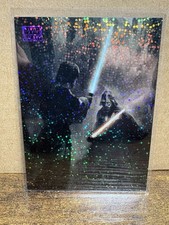 2025 Topps Starwars Galaxy #21 The Confrontation/125 Purple picture