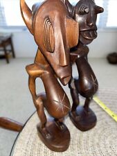 Vintage African Wood Carving Carved Wood Fertility Figure picture