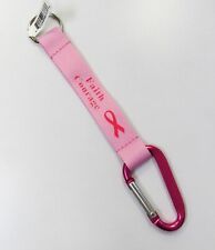 Wholesale Bulk Lot 12 Pink Ribbon Breast Cancer Awareness Keychains Fundraisers picture