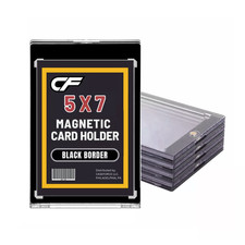 CF Magnetic Card Holder One Touch - 5" x 7" BLACK BORDER Sports 5x7 Photo Holder picture