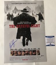 KURT RUSSELL SIGNED AUTO THE HATEFUL EIGHT 12X18 MINI MOVIE POSTER BECKETT BAS picture