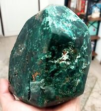 Mirror Polished Dark Green Color Rare Chrysopal Specimen / Nickel Cobalt Opal picture