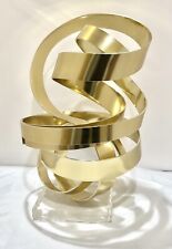 Dan Murphy Original Artwork, Anodized Aluminum Kinetic Ribbon Sculpture 2001 picture