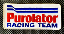PUROLATOR RACING TEAM EMBROIDERED SEW ON ONLY BACK PATCH AIR FILTERS 9