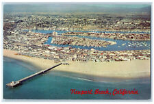 c1950's Municipal Pier Lido Peninsula Lido Isle Newport Beach CA Postcard picture