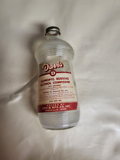 Vintage Davis Rubbing Alcohol Bottle picture