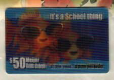 MEIJER Goldfish with Sunglasses ( 2003 ) Lenticular Gift Card ( $0 - NO VALUE ) picture