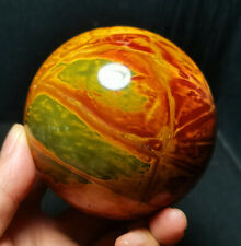Rare 691G Natural Polished Ocean Jasper Ecology Sphere Ball Reiki Healing WD1001 picture