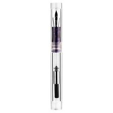 MAJOHN C1 Transparent Fountain Pen Eyedropper Converter Ink Pen w/ Original Box picture