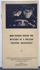 1946 Nash Scientific Studies on Carbon Monoxide Driving Headaches Brochure picture