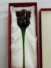 Pier 1 Imports Valentines' Day Glass Red Rose Gift Box Collectible Rare NWT picture