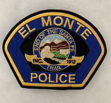 El Monte California Police Shoulder Patch New  picture