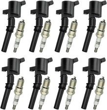 8Pcs DG508 Ignition Coil Pack & SP479 Spark Plugs Compatible with Ford Explorer picture