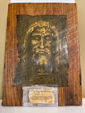 Holy Shroud Of Turin Face Of Jesus Christ Print on Wood, The Linen Veil of Turin picture
