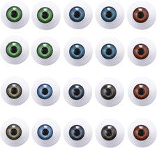 20 Pieces 26Mm / 1 Inch Halloween Eyes Scary Eyes Plastic Half round Eyeballs Ha picture
