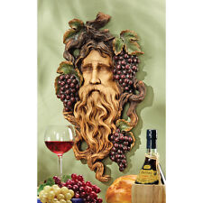 French Legend Grape Harvest Greenman God of Wine Vintage Wall Decor Sculpture picture