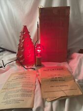 Roto-Vue Econolite Revolving Merrie Merrie Christmas Tree Motion Lamp picture