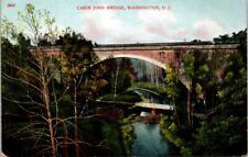 Washington DC Maryland Bridge Cabin John Aqueduct Historical Vintage Postcard picture