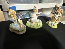 Midwest CBK 3 Bunny Figurine, Painting Painting Playing Rabbit 3” Vintage picture