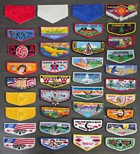 Order of the Arrow OA Lodge Flap Vintage - Modern BSA Patch Lot of 37 picture