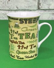 DEBBIE MUMM 8 oz Coffee Mug Tea Lover Pattern Small Ceramic Tea Cup w/Handle picture