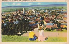 Postcard Birds Eye View Of Reading Pennsylvania From Pagoda Mt. Penn Children picture