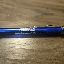 Testosterone Gel- Pharmaceutical Drug Rep Pen Advertising Plastic picture