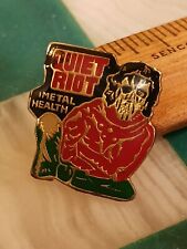 Quiet Riot Metal Health Pin Vintage 1980s 1