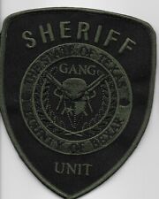 RARE Subdued Green Bexar County Sheriff Gang Task Force SWAT SRT State TEXAS TX picture