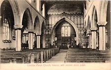 Vintage Postcard- Cheddar Parish Church Interior UnPost 1910 picture