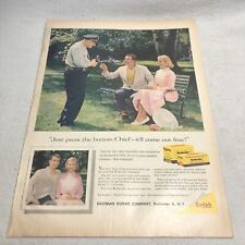 1958 Kodak Large Vintage Full Page Original Print Ad (14”x10.25”) picture