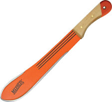 Marbles Bolo Camp Knife Machete Orange Stainless & Natural Wood Outdoor 33514 picture