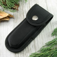 NEW Folding Knife Sheath Case Black Hard Box Reinforce Nylon for 5" Pocket Knife picture