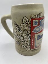 Vintage Ceramarte Stoneware 1989 Budweiser Beer Stein Mug Made In Brazil 5.5 in picture