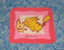 Pikachu Pichu Pokemon Center New York USA Washcloth Hand Towel 2001 picture