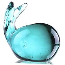 Crystalsuncatcher Hand Blown Glass Figurine Collectibles 3.5'' Art Glass Whale picture