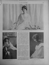 1912 Celebrity Raymond Duncan Musician Flute School Danse 4 Newspapers Antique picture