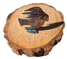 Zuni Fetish Hand-Carved Spiritual Native American Totem Kachina Bald Eagle picture